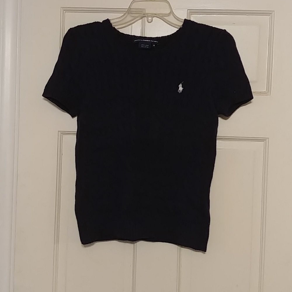 Short sleeve ralph lauren sweater